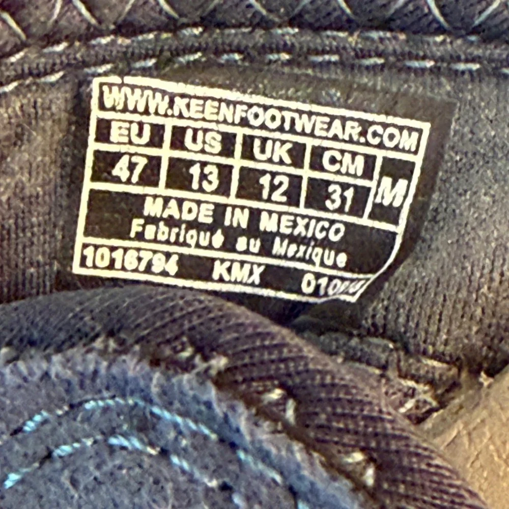 Keen‎ Arroyo II Mens Blue Leather Hybrid Slide Sandals 1016794 Size 13 US 47 EU